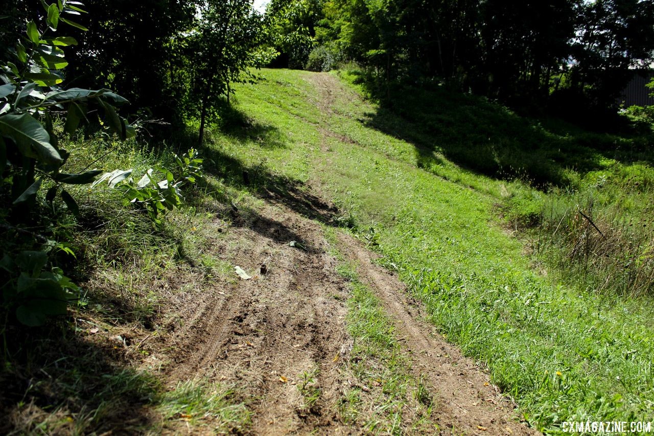 A little bit of mud showed up on the off-cambers when we were in Waterloo. The course at Trek has never seen a rainy race. 2018 World Cup Waterloo Course Preview © Z. Schuster / Cyclocross Magazine