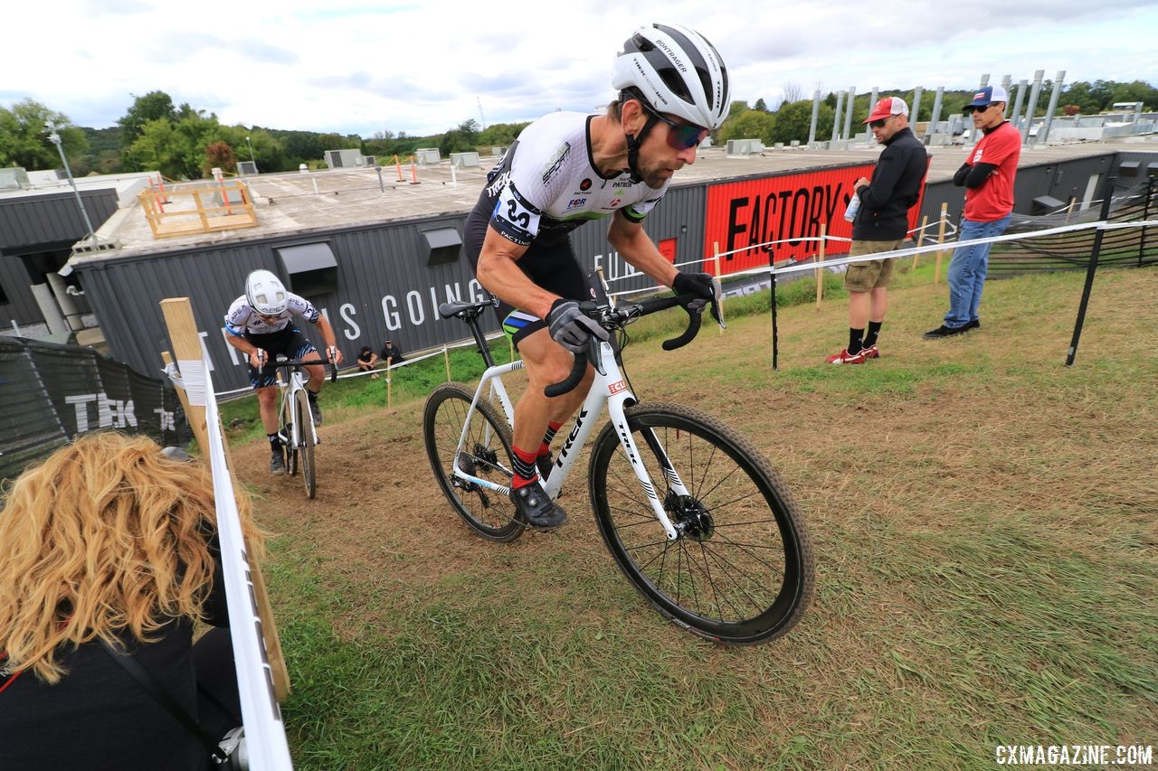 Part-time Wisconsin resident Brian Matter was back in Wisconsin to race at Trek. 2018 Trek CX Cup, Waterloo © Cyclocross Magazine / D. Mable