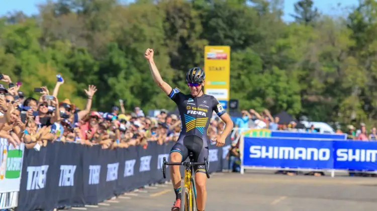 2018 World Cup Waterloo winner Toon Aerts. © D. Mable / Cyclocross Magazine