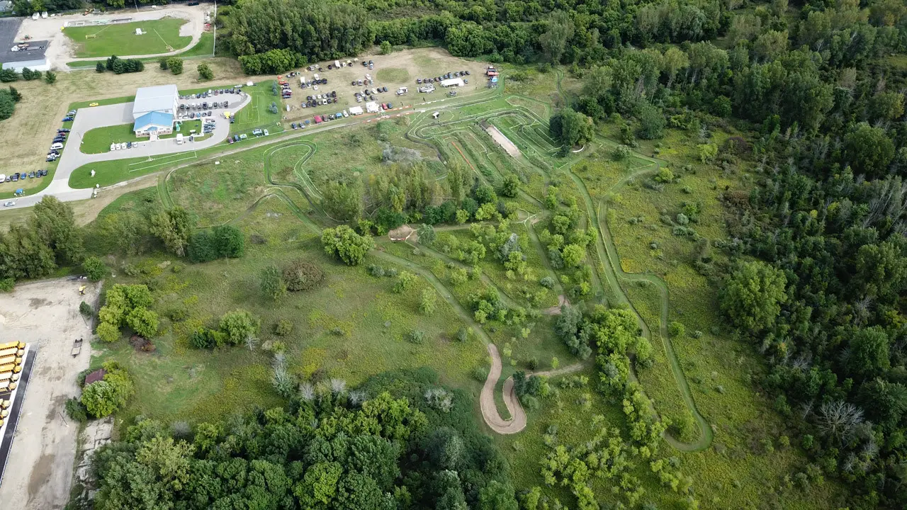 A look from above the 2018 Alma GP in Michigan. photo: Adam Raycraft