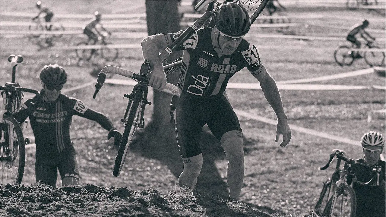 The venue hosted the 2016 and 2017 Canadian National Championships and includes a variety of challenges. 2018 Sherbrooke Cyclocross. photo: Cyclocross Sherbrooke