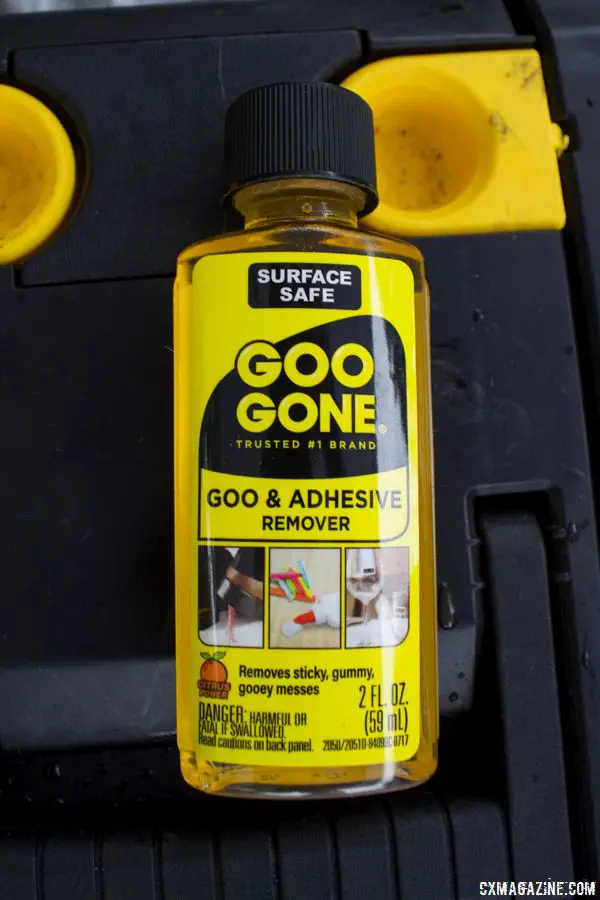 Goo Gone helps get rid of sticky stuff that sticks around on your bike. Dollar Store Mechanical Monday © B. Grant / Cyclocross Magazine