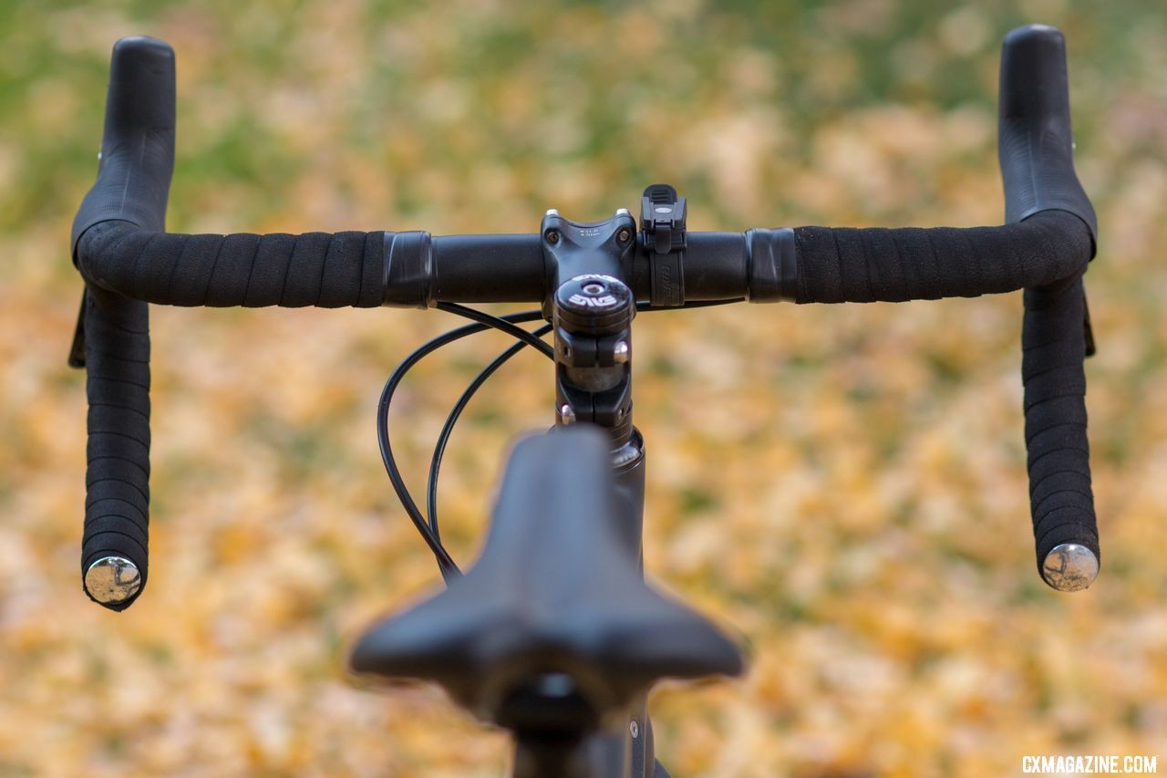 Ibis Hakka MX cyclocross/gravel bike is named for its Monster Cross capabilities, but features standard drop bars, not flared dirt drops. © Cyclocross Magazine