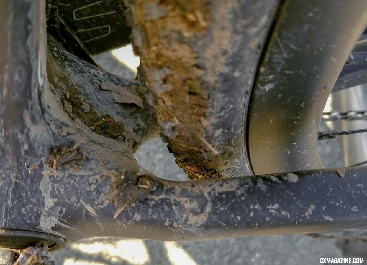 For comparison, this is the Open Cycles U.P.P.E.R. after a ride in the same conditions. © Cyclocross Magazine