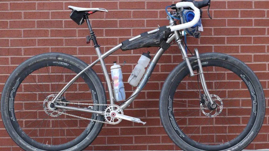 James Blakely's Black Sheep Bikes Titanium Gravsplosion Gravel Bike. © Z. Schuster / Cyclocross Magazine