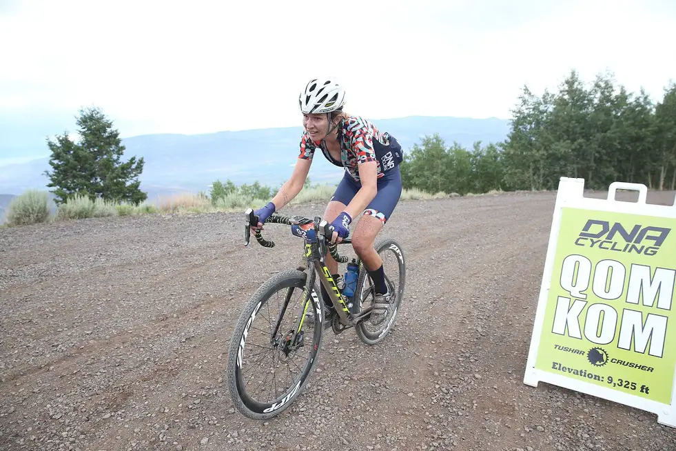 Lauren De Crescenzo Crushed the Tushar on a borrowed Scott Addict in 2018. photo: Cathy Fegan-Kim