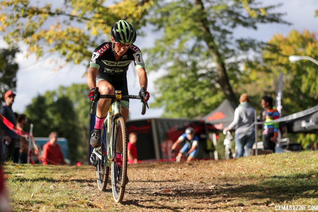 Caroline Nolan had a strong ride for third. 2018 DCCX Day 1. © B. Buckley