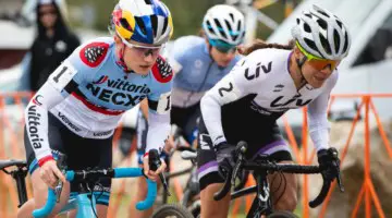 Ellen Noble and Crystal Anthony at the start of Sunday's race. 2018 Gran Prix of Gloucester Day 2. © Peter Pellizzi