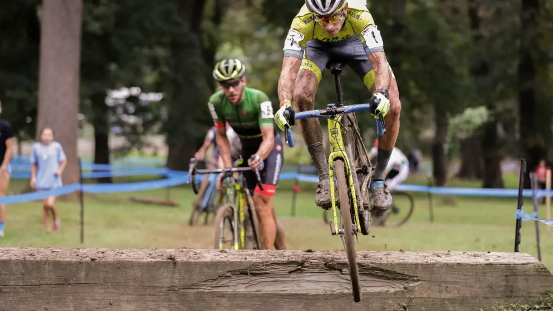Werner took another leap up the UCI rankings with his UCI C1 win. 2018 Charm City Cyclocross. © Bruce Buckley