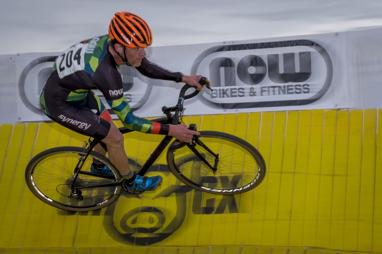 The berm is back at Green Acres CX this year. photo: Todd Fawcet