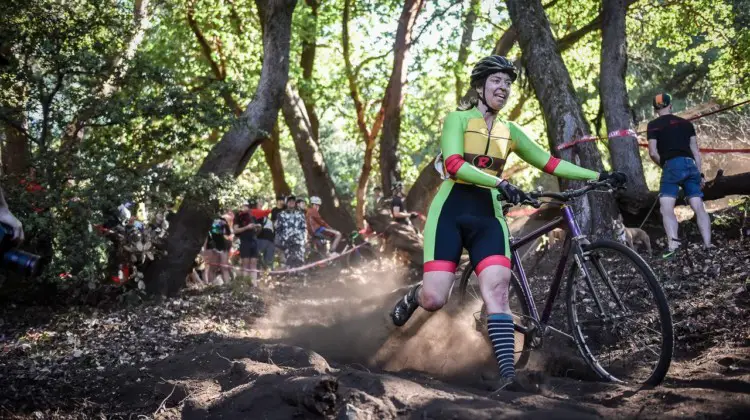 Flat bar turtle power. 2018 Surf City Rock Lobster Cup. © J. Vander Stucken / Cyclocross Magazine