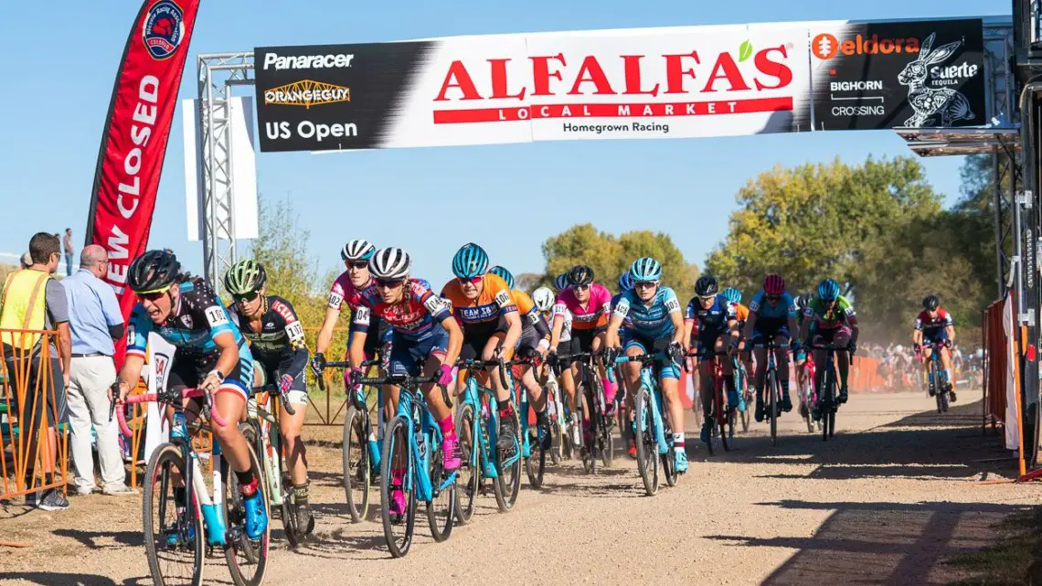 Elite Women, 2018 US Open of Cyclocross Day 1. © Col Elmore