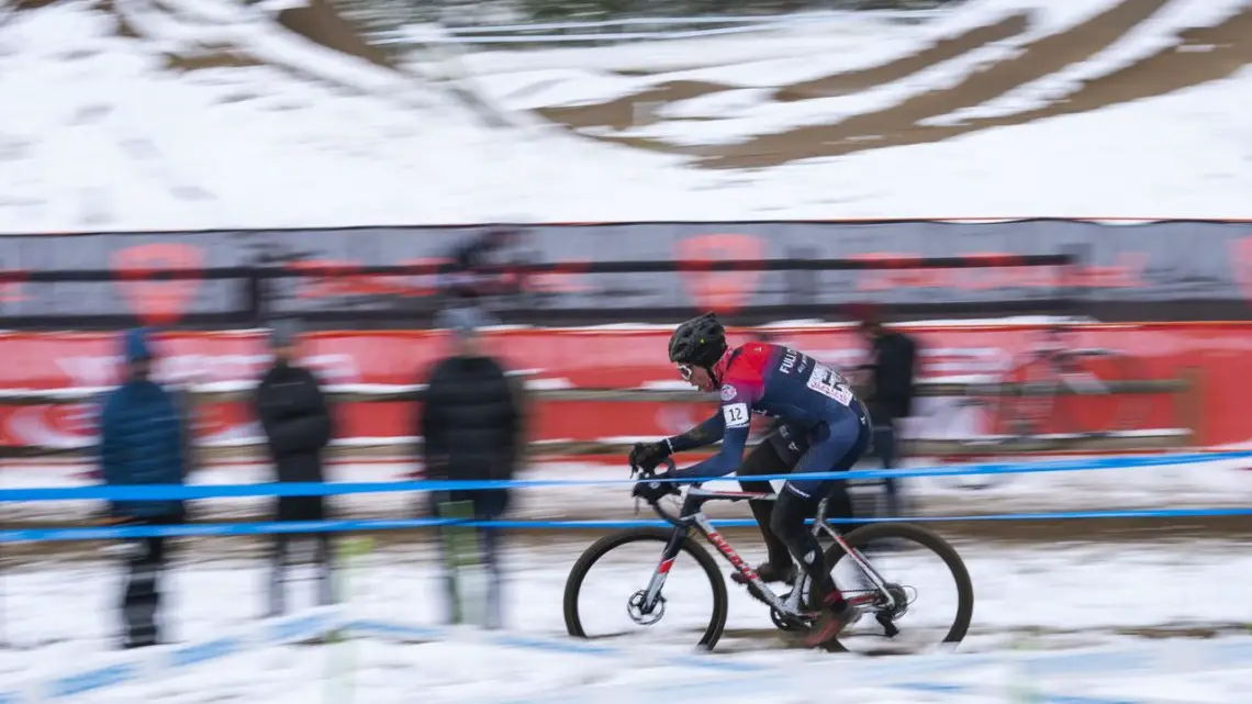 Maxx Chance took eighth at his home state race. 2018 US Open of Cyclocross, Day 2. © Col Elmore