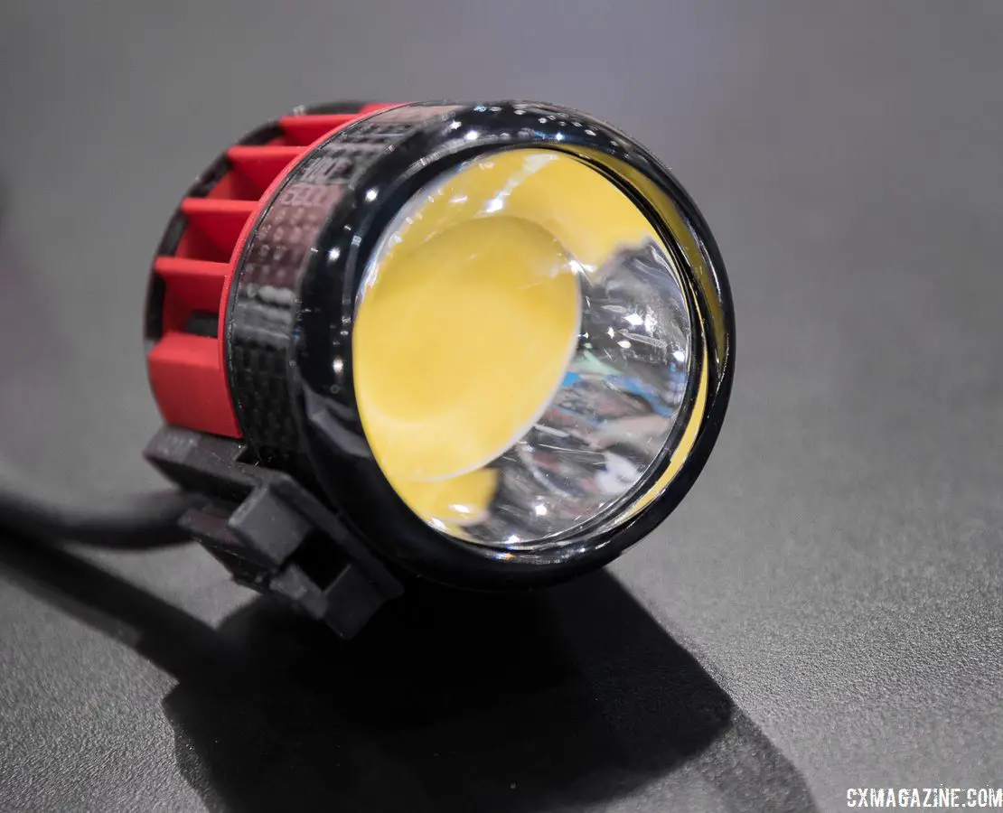 That's a single LED that can pump out the 6000 Lumens! 2018 Interbike. © C. Lee / Cyclocross Magazine
