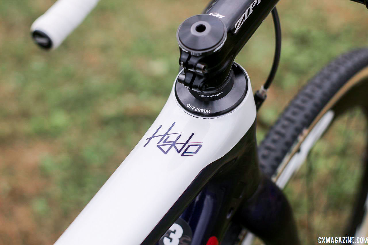 Hyde's bikes all include his name on the top tube. Stephen Hyde's 2018/19 Cannondale SuperX Cyclocross Bikes. © Z. Schuster / Cyclocross Magazine