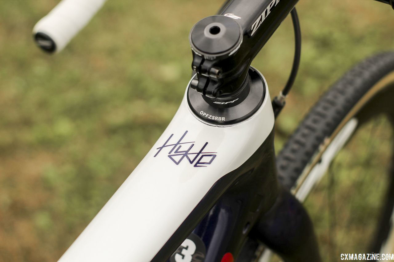 Hyde's bikes all include his name on the top tube. Stephen Hyde's 2018/19 Cannondale SuperX Cyclocross Bikes. © Z. Schuster / Cyclocross Magazine