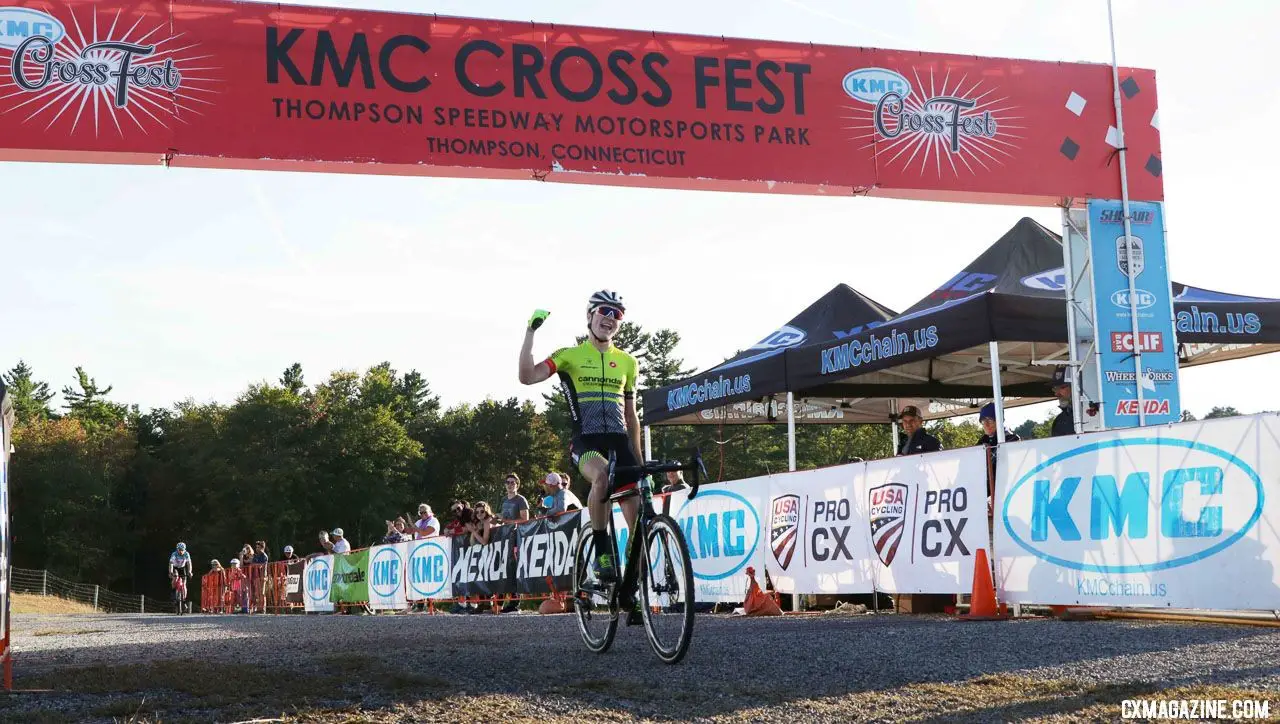 Lane Maher is among the riders racing at Land Run in 2019. 2018 KMC CrossFest. photo: Eddie Medina