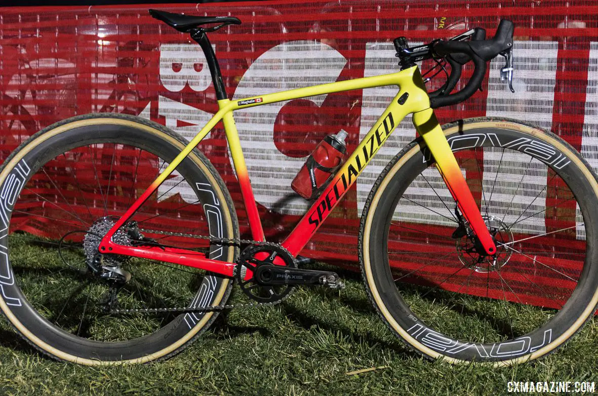 Maghalie Rochette's winning Specialized Crux. RenoCross 2018. © C. Lee / Cyclocross Magazine