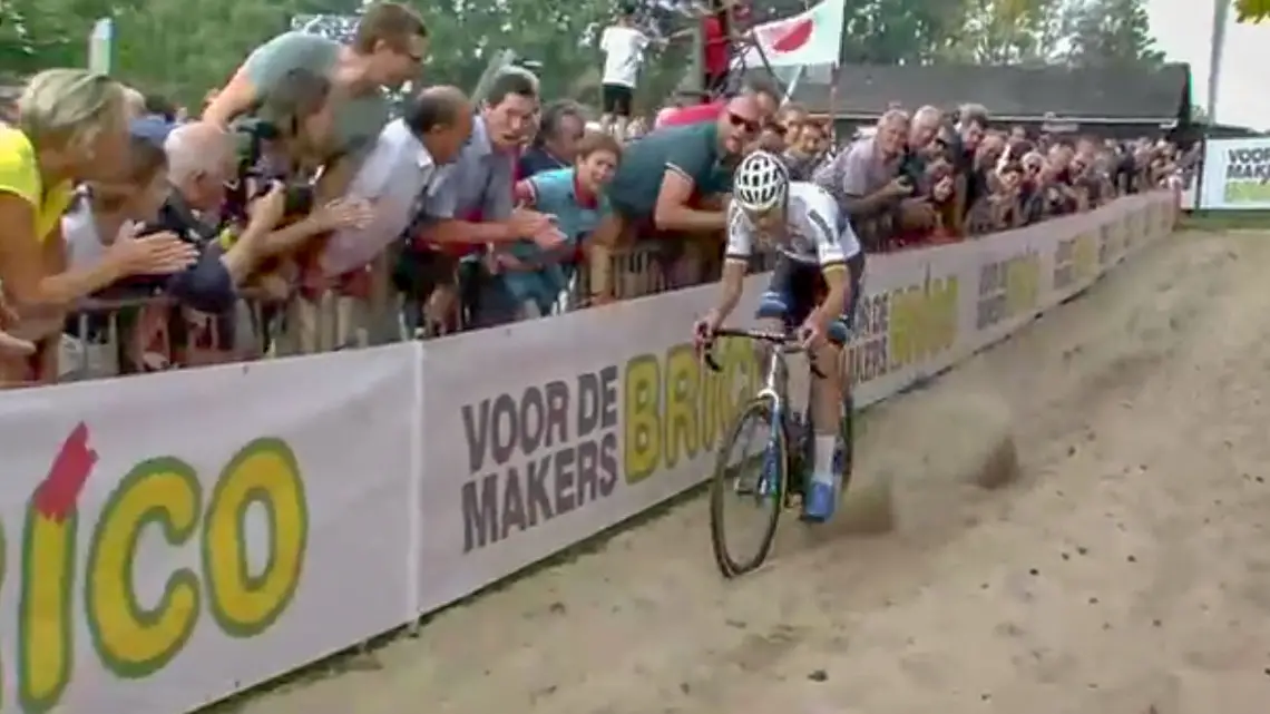 Mathieu van der Poel wins 2018 Brico Cross Meulebeke