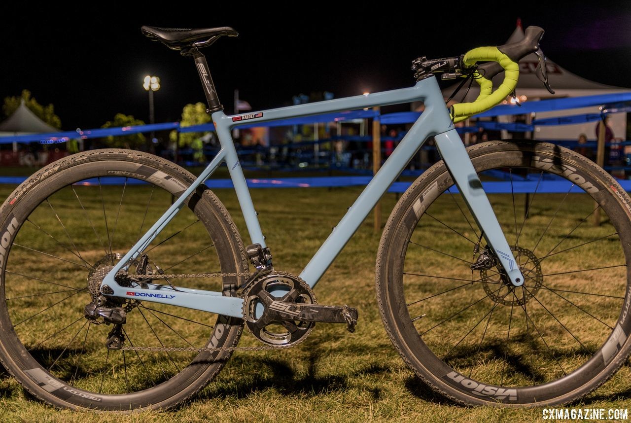 We saw Haidet's C//C at RenoCross last fall. Lance Haidet's Donnelly C//C carbon fiber cyclocross bike, RenoCross 2018.