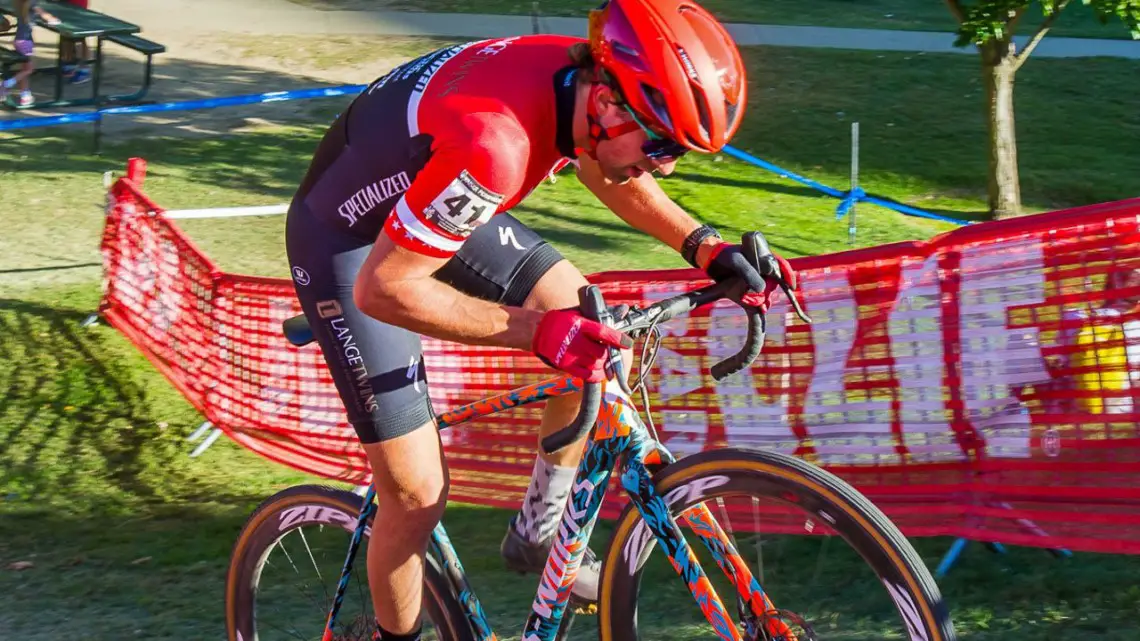 Cody Kaiser put on a show in front of his hometown fans and sponsors. 2018 WSCXGP Day 1. © L. Lamoureux