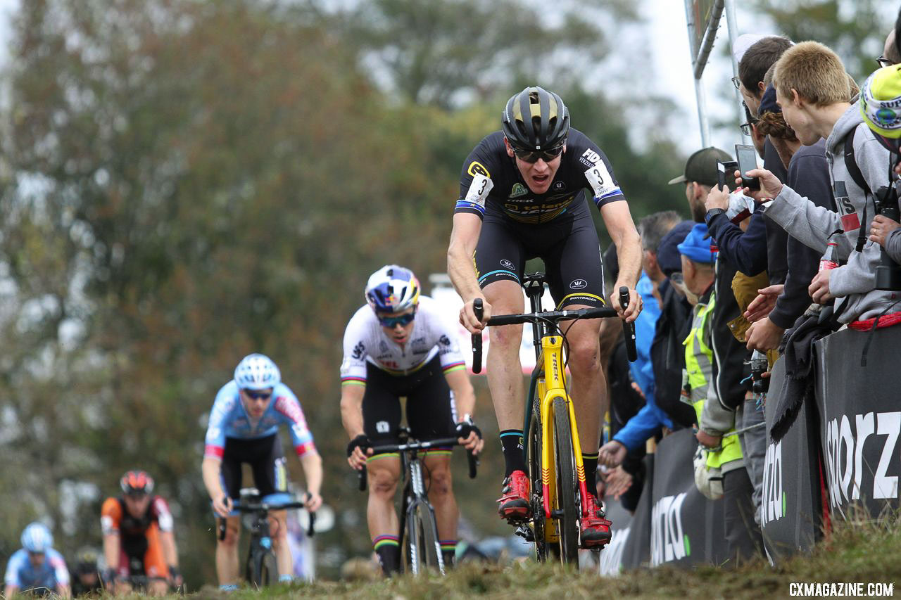 Toon Aerts was back at the top. 2018 Koppebergcross men's race. © Bart Hazen / Cyclocross Magazine
