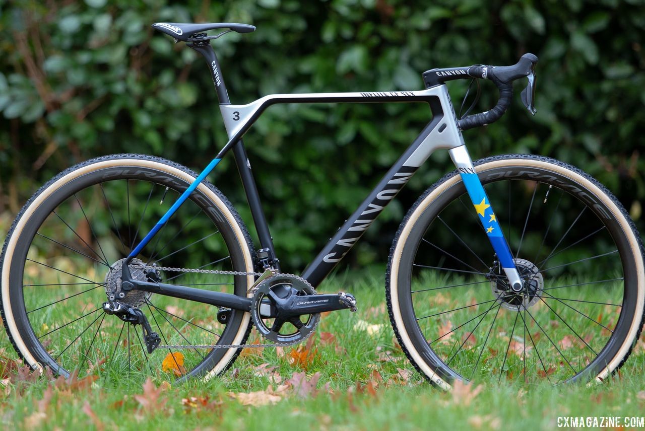 Mathieu van der Poel's Canyon Inflite CF SLX. © A. Yee / Cyclocross Magazine