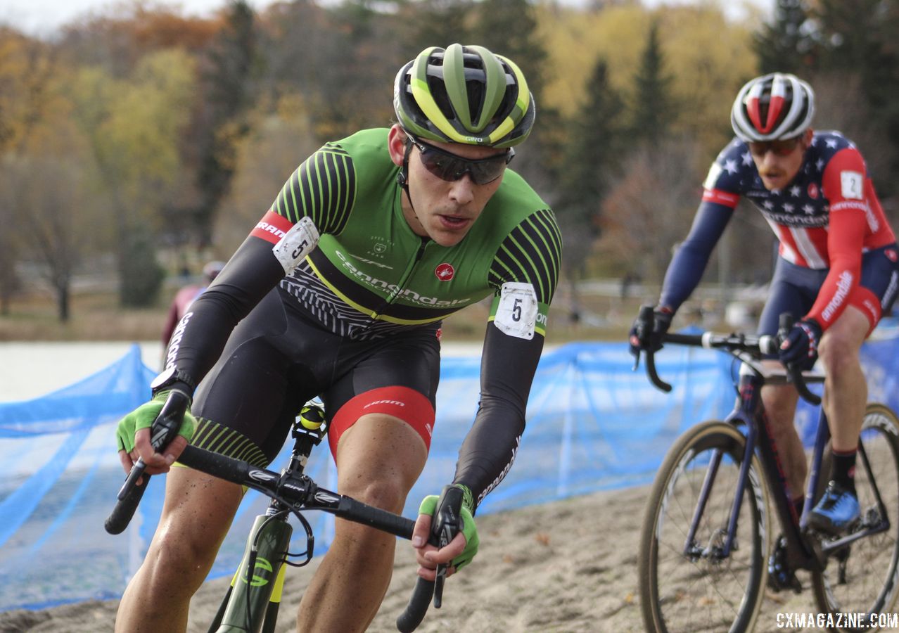Curtis White had a day to remember at Pan-Ams last year. 2018 Pan-American Cyclocross Championships, Midland, Ontario. © Z. Schuster / Cyclocross Magazine