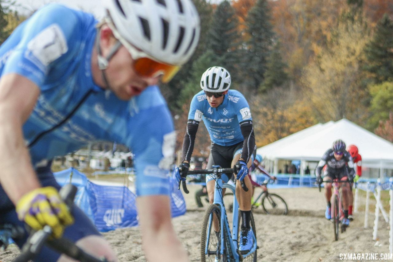 Marc-Andre Fortier had a strong ride on Sunday. 2018 Pan-American Cyclocross Championships, Midland, Ontario. © Z. Schuster / Cyclocross Magazine