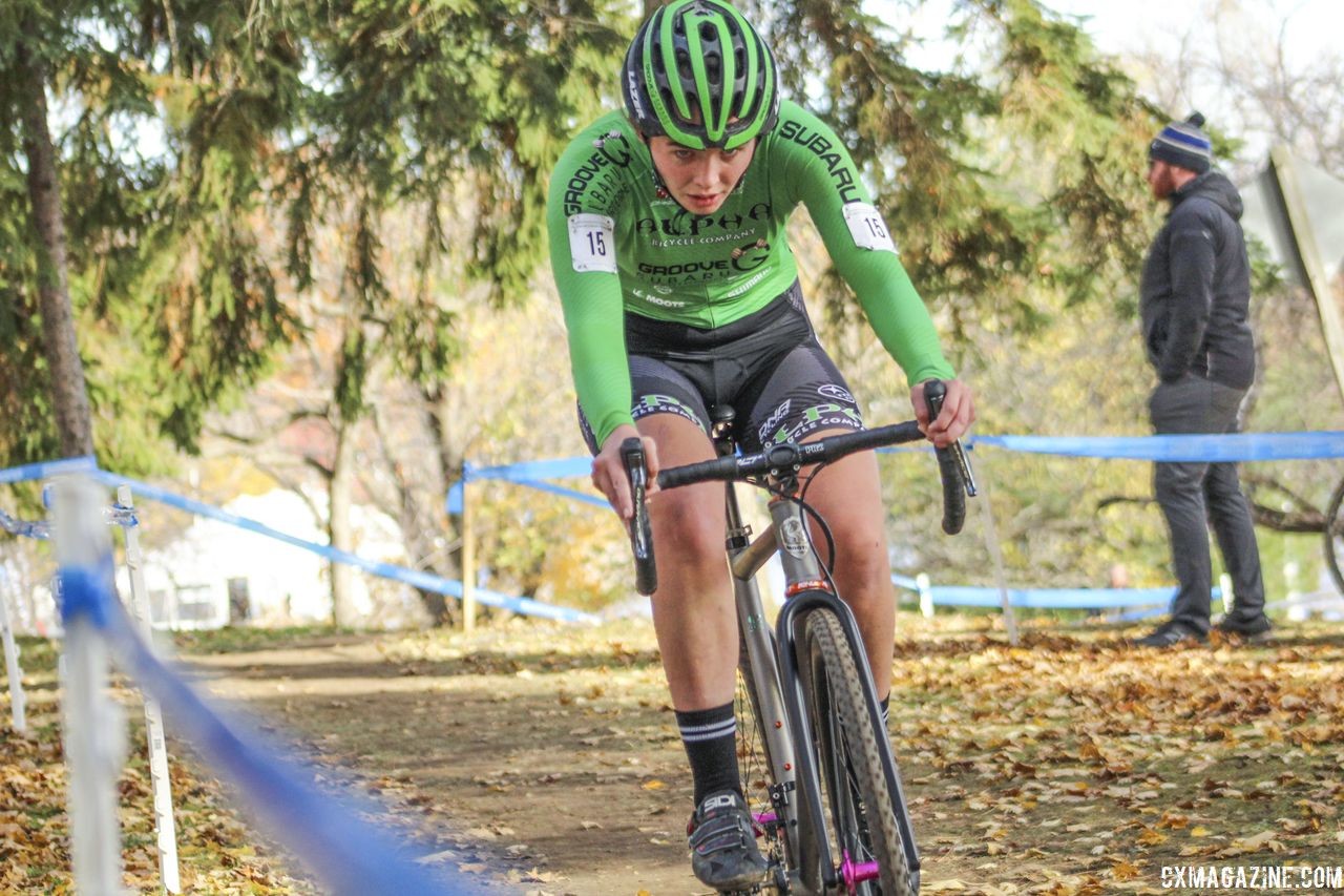 Turner Ramsay is among the many cyclocrossers racing the Crusher. 2018 Pan-American Cyclocross Championships, Midland, Ontario. © Z. Schuster / Cyclocross Magazine