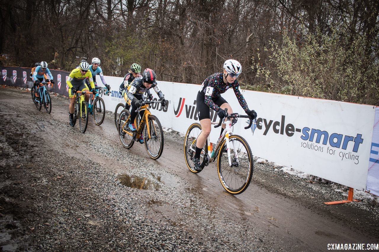 Ruby West leads the way early on. 2018 Rockland County Supercross Cup Day 2. © Angelica Dixon