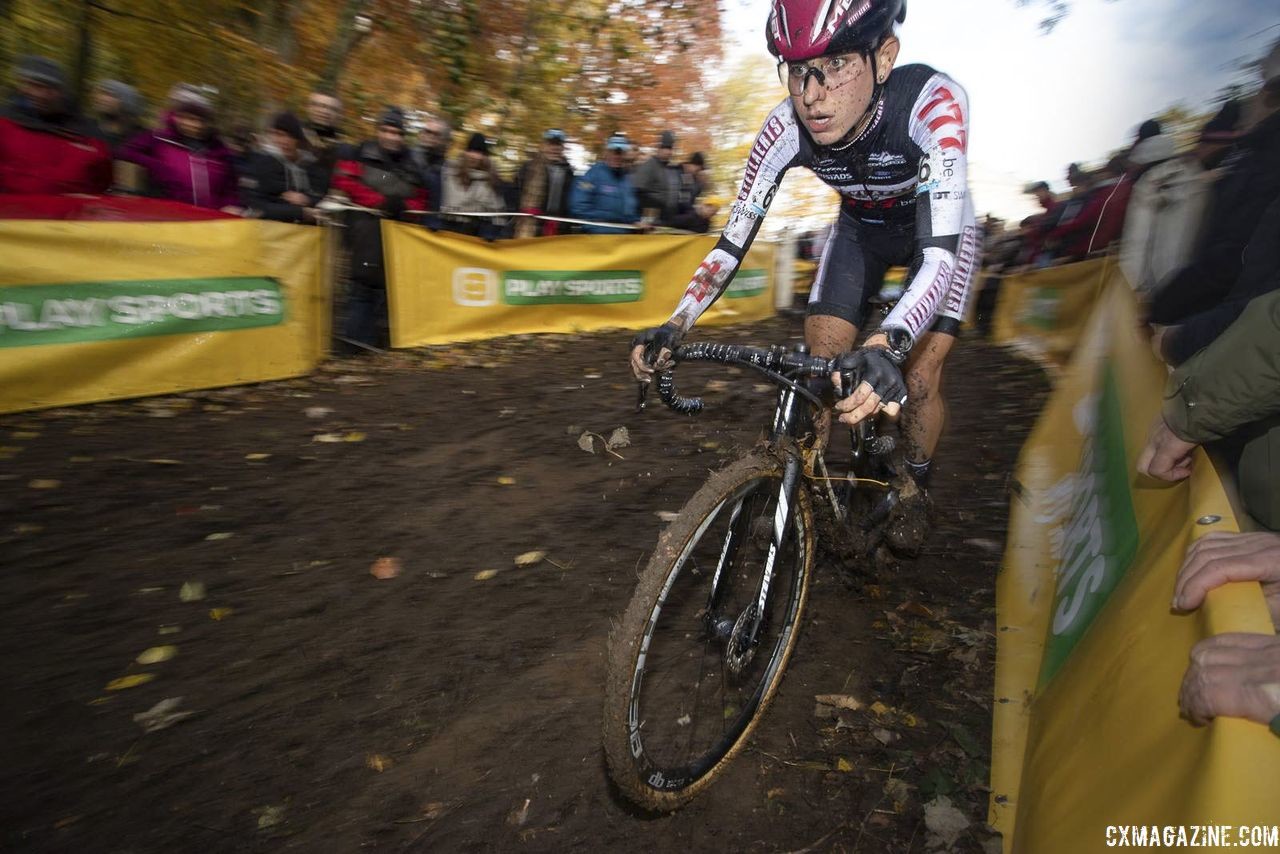 Alice Maria Arzuffi won her first career Superprestige on Sunday. 2018 Superprestige Gavere. © A. Yee / Cyclocross Magazine