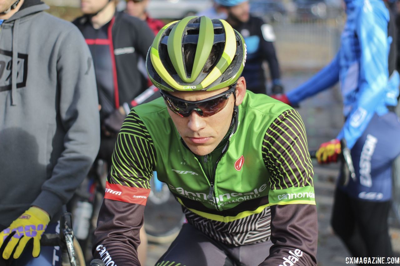 Curtis White and his Cannondale p/b CyclocrossWorld teammates are all on Vittoria tires this season. 2018 Pan-American Cyclocross Championships, Midland, Ontario. © Z. Schuster / Cyclocross Magazine