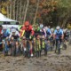 Cody Kaiser leads the way through the holeshot. 2018 Pan-American Cyclocross Championships, Midland, Ontario. © Z. Schuster / Cyclocross Magazine