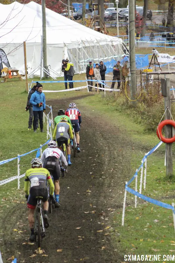 The lead group continued to dwindle as the race progressed. 2018 Silver Goose Cyclocross UCI C2 © Z. Schuster / Cyclocross Magazine