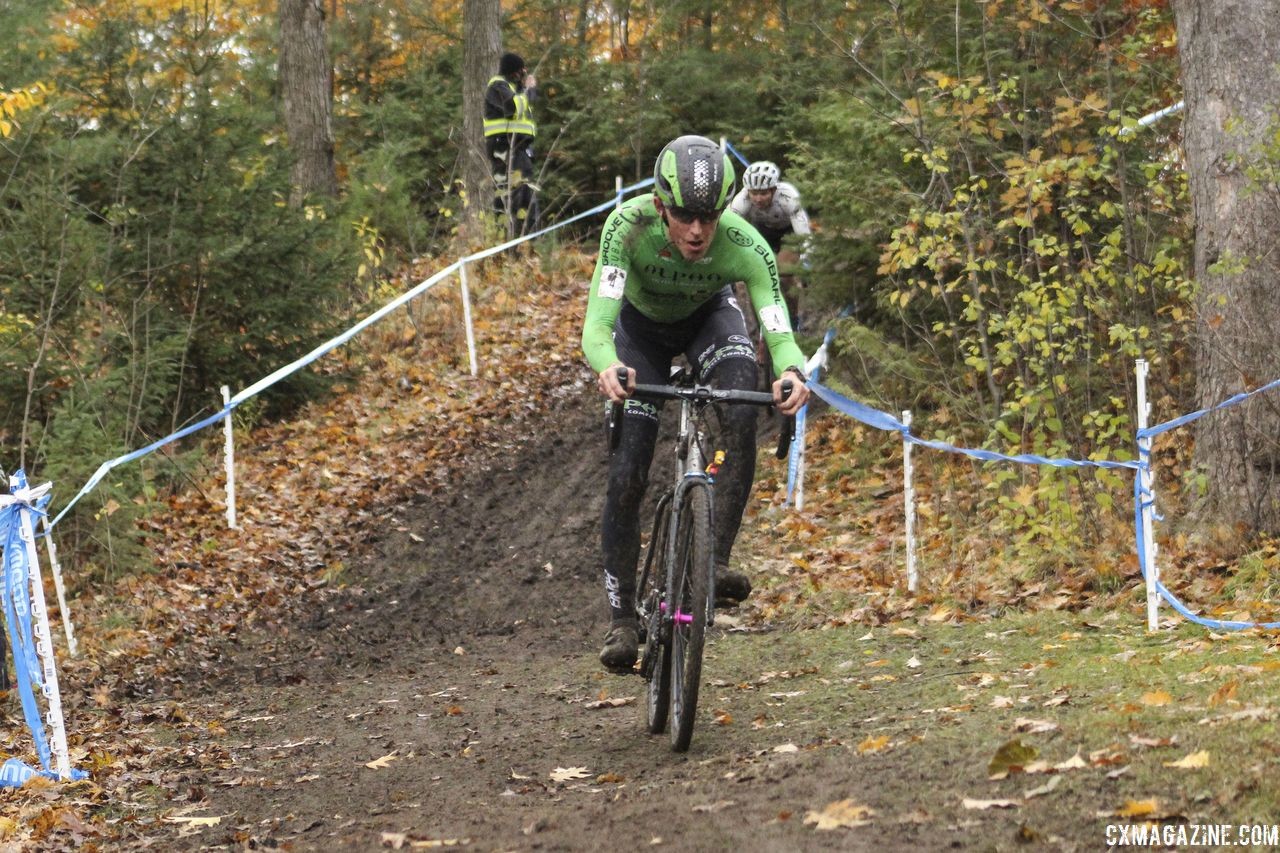 Gage Hecht won the Silver Goose CX C2 on Saturday. 2018 Silver Goose Cyclocross UCI C2 © Z. Schuster / Cyclocross Magazine