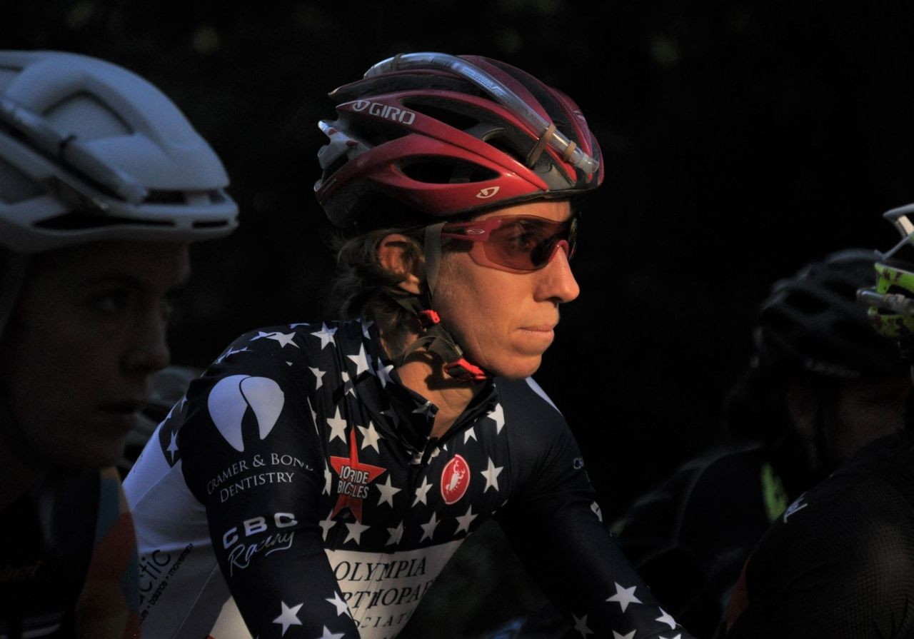 Monica Lloyd won the series overall. 2018 MFG Cyclocross #6. © Robert Milligan