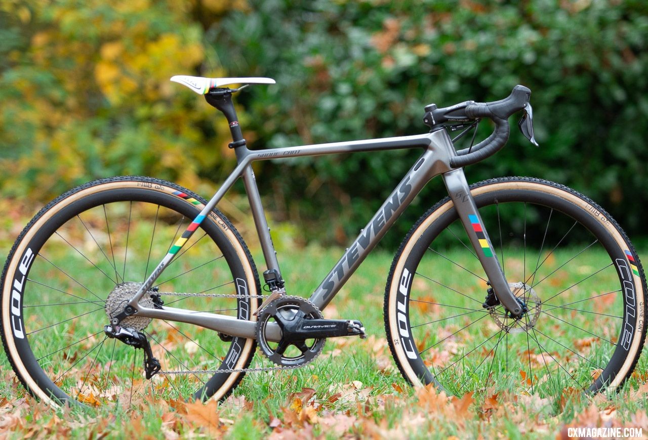 Sanne Cant's Stevens Super Prestige cyclocross bike. © A. Yee / Cyclocross Magazine