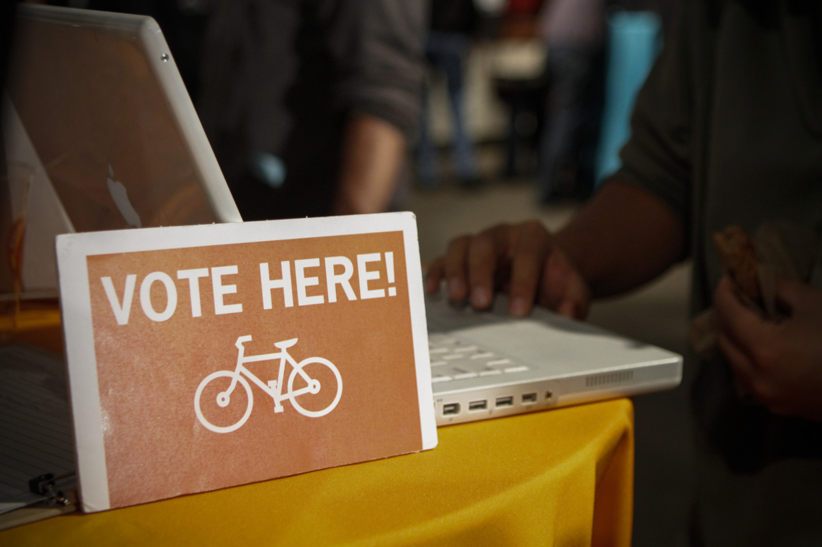 Have your say in a race that matters. Vote. photo: SF Bicycle Coalition