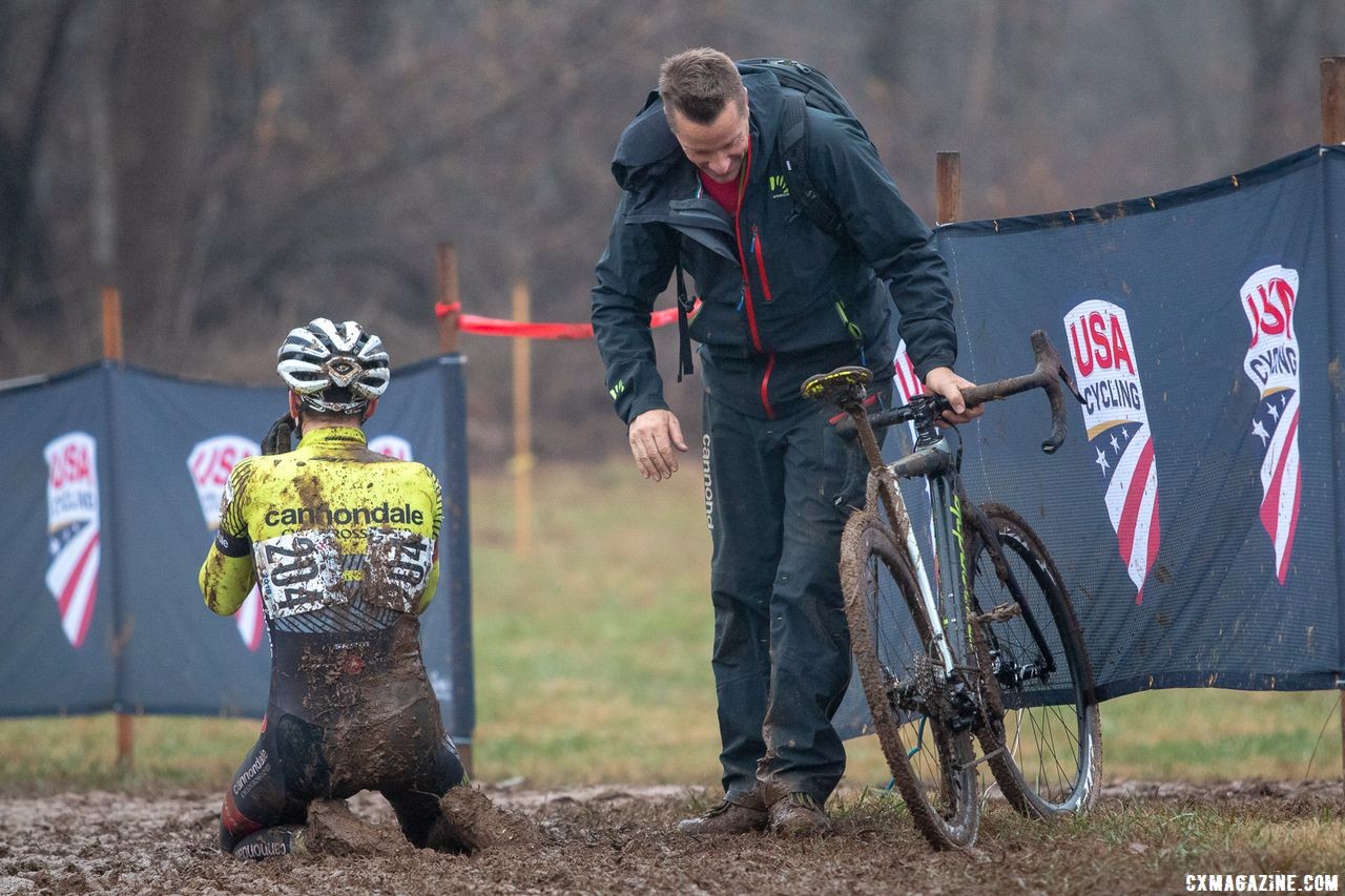 Devo riders in Thorne's program have had a lot of success. Alex Morton recently won the Junior Men 17-18. 2018 Cyclocross National Championships in Louisville, KY. © A. Yee / Cyclocross Magazine