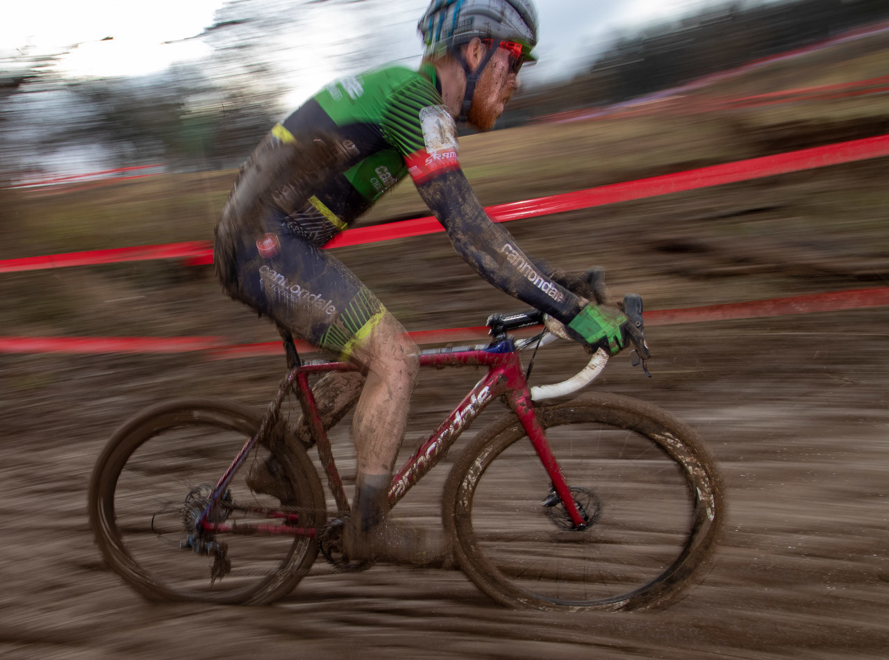 Hyde used the red frame in addition to the white frame he finished the race on. Elite Men. 2018 Cyclocross National Championships, Louisville, KY. © A. Yee / Cyclocross Magazine