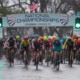 Junior Men 13-14 holeshot. 2018 Cyclocross National Championships, Louisville, KY. © A. Yee / Cyclocross Magazine