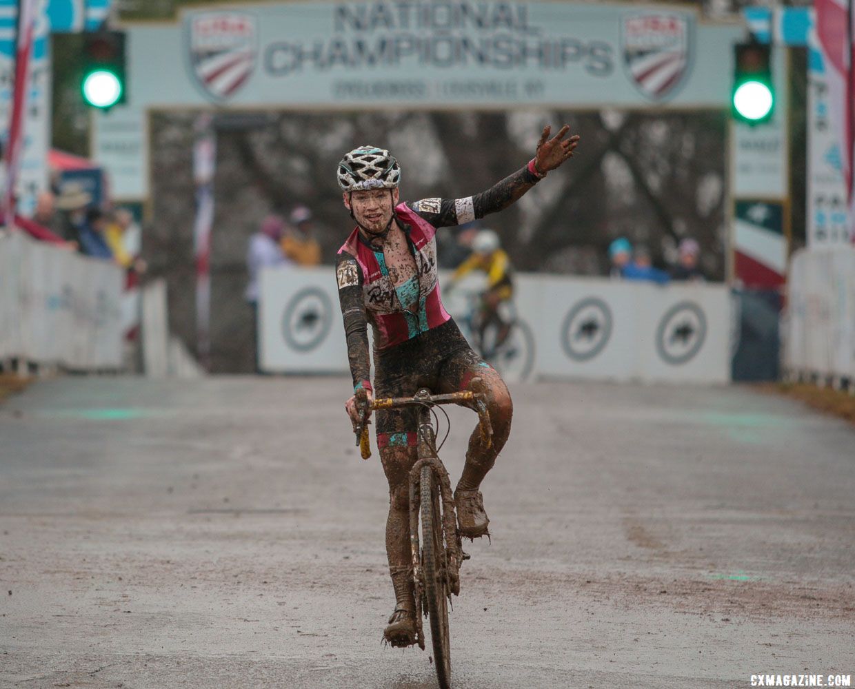 Hickey finished second in Louisville. Junior Women 15-16. 2018 Cyclocross National Championships, Louisville, KY. © A. Yee / Cyclocross Magazine