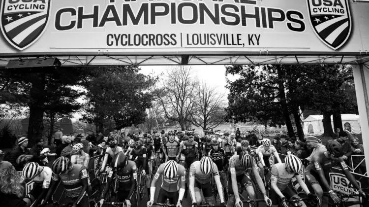U23 Men, locked and loaded. 2018 Cyclocross National Championships, Louisville, KY. © A. Yee / Cyclocross Magazine