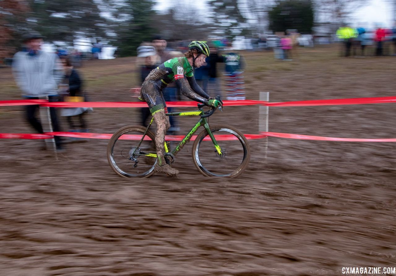 Spencer Petrov was back racing in the OVCX on Sunday. U23 Men. 2018 Cyclocross National Championships, Louisville, KY. © A. Yee / Cyclocross Magazine