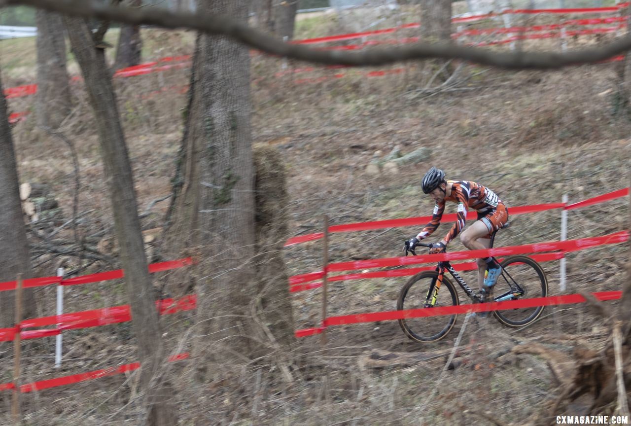 Wittwer rode everyone off his wheel, finishing with a gap to second place. Masters Men 35-59. 2018 Cyclocross National Championships, Louisville, KY. © A. Yee / Cyclocross Magazine