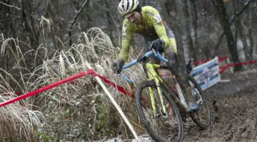 Werner leads the Elite Men, 2018 NCGP Day 1. © Bruce Buckley