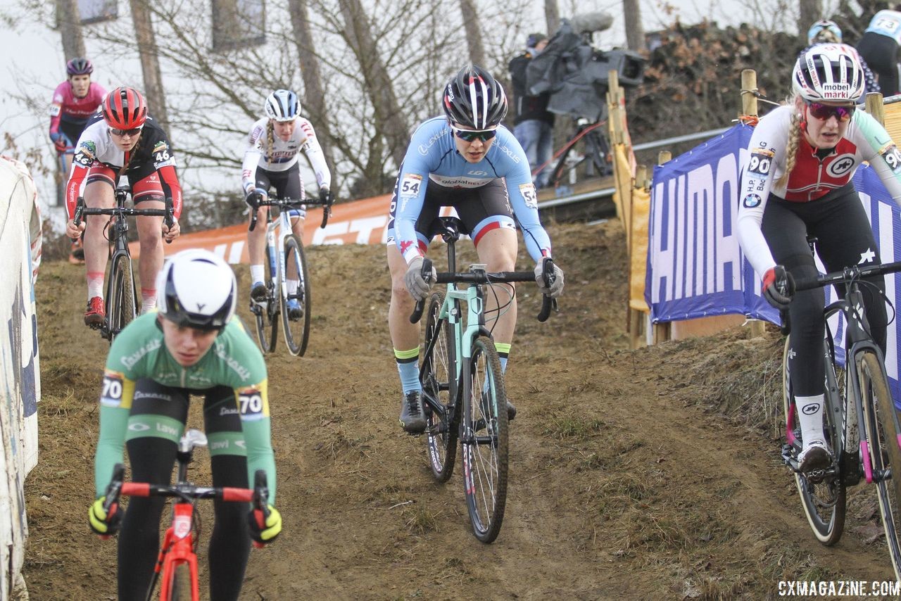 Jenn Jackson has embraced racing cyclocross . 2018 World Cup Heusden-Zolder. © B. Hazen / Cyclocross Magazine