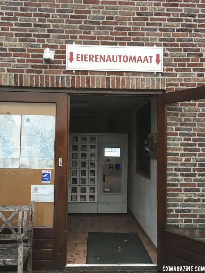 Coogan Cisek has found the automat to be convenient. Corey Coogan Cisek Rider Diary. © C. Coogan Cisek