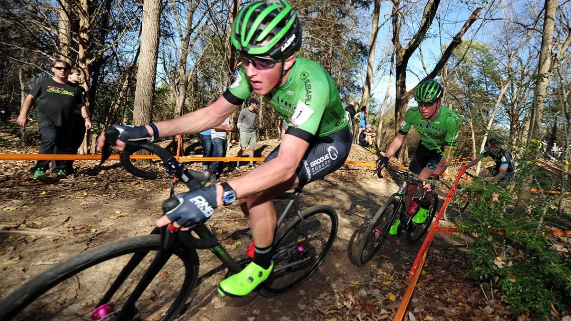 Gage Hecht rides to a win on Day 1 of the 2018 Resolution 'Cross Cup. © Lee McDaniel